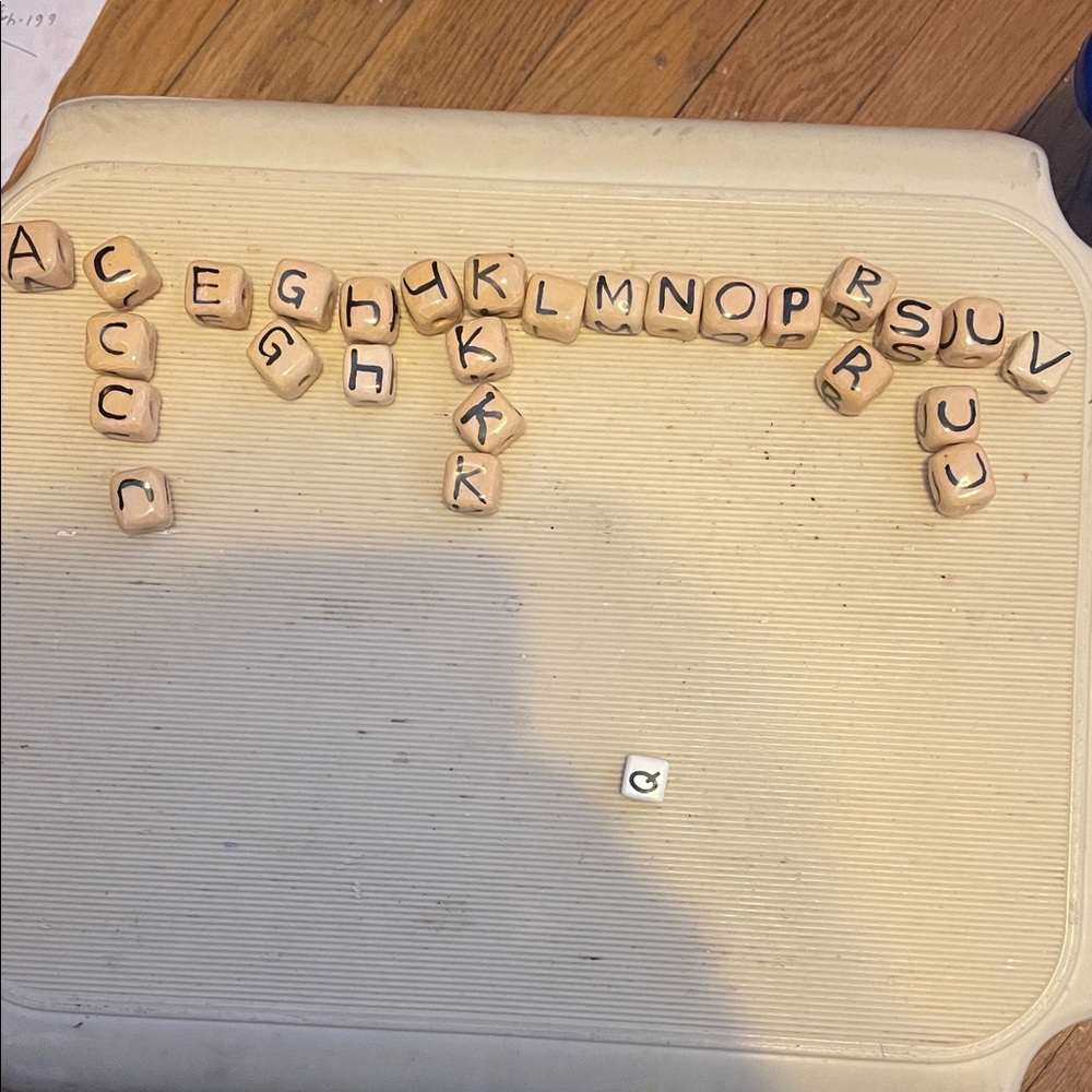 Ceramic Alphabet beads
